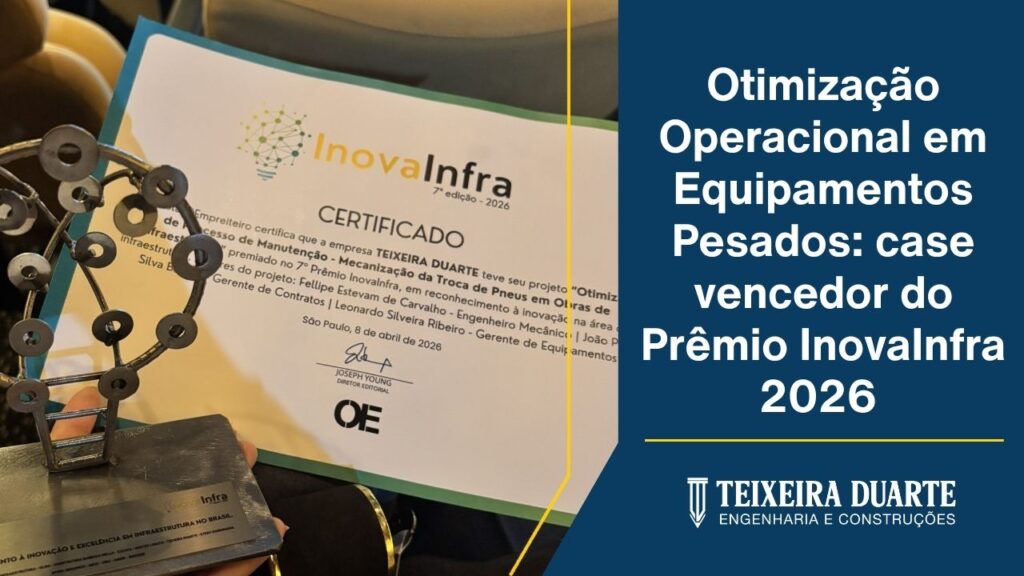 Otimização Operacional em Equipamentos Pesados: case vencedor do Prêmio InovaInfra 2026
